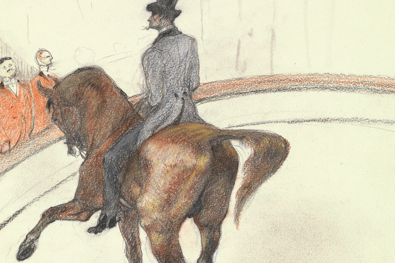 At the Circus: The Spanish Walk by Henri de Toulouse-Lautrec