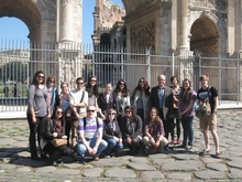 2011 Art History Seminar in Rome group