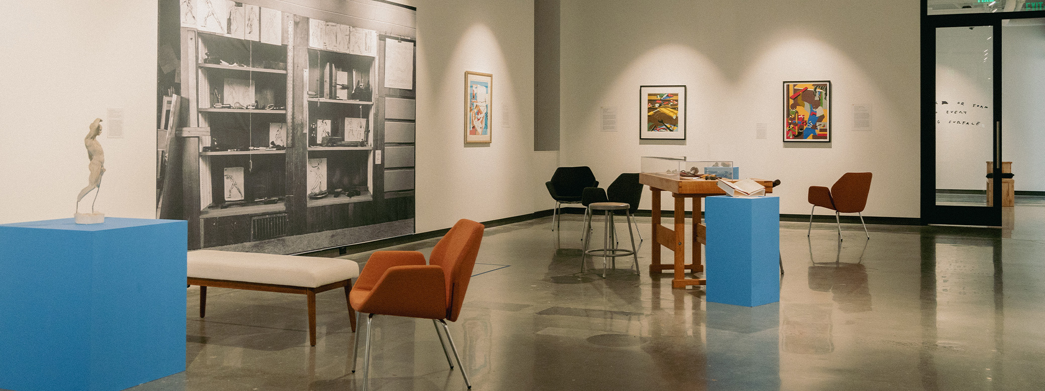 View of exhibition in the Jacob Lawrence Gallery