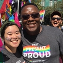 Holly Chan with others at Oakland Pride 2019
