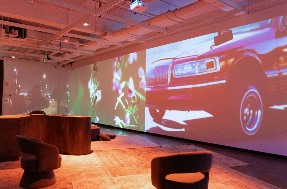 View of "artists and poets" at the Jacob Lawrence Gallery