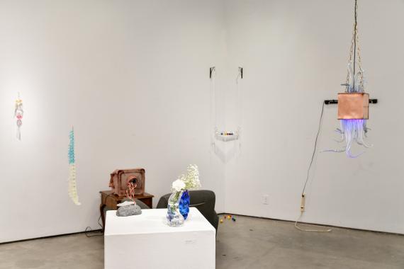 Exhibition view of students' work