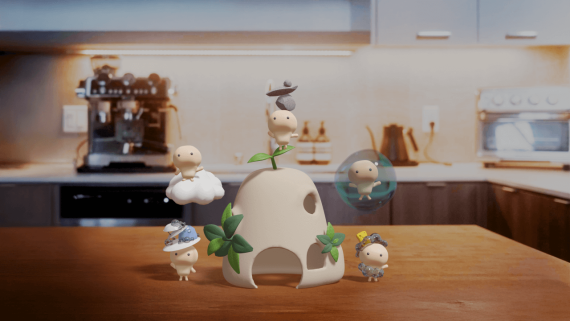 Close-up of characters from Todo project