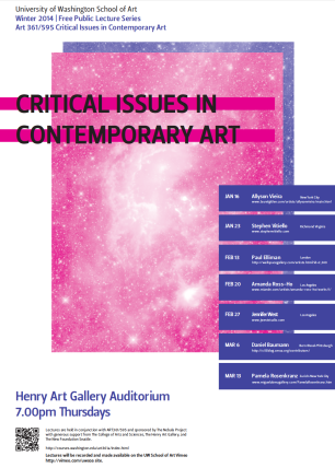 Critical Issues in Contemporary Art 2014 Poster