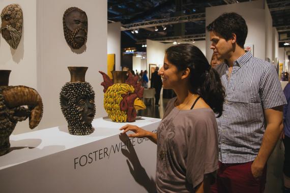 Work by George Rodriguez at Seattle Art Fair 2018