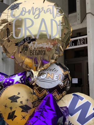 Graduation balloons