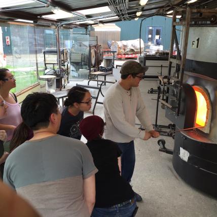 Hot glass demonstration