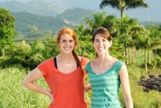 Kari Davidson and Katlin Jackson in Haiti