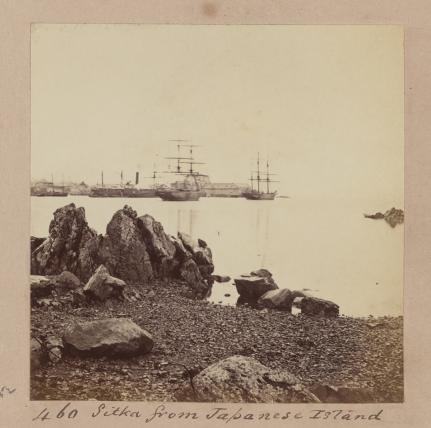 Sitka, from Japanese Island, by Eadweard Muybridge