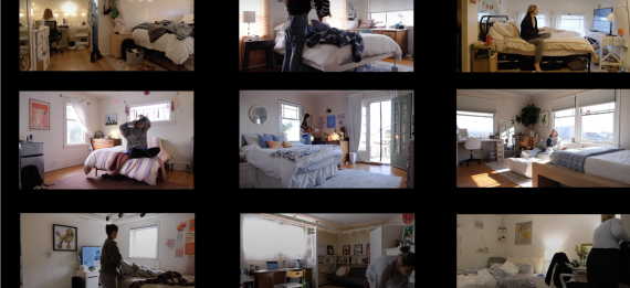 Video work by student Lauren Higgins