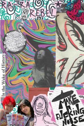 Collage of images from Riot Grrrl Records