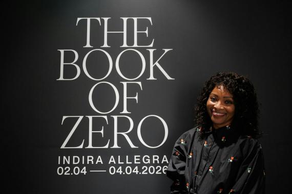 Photo of indira allegra at exhibition