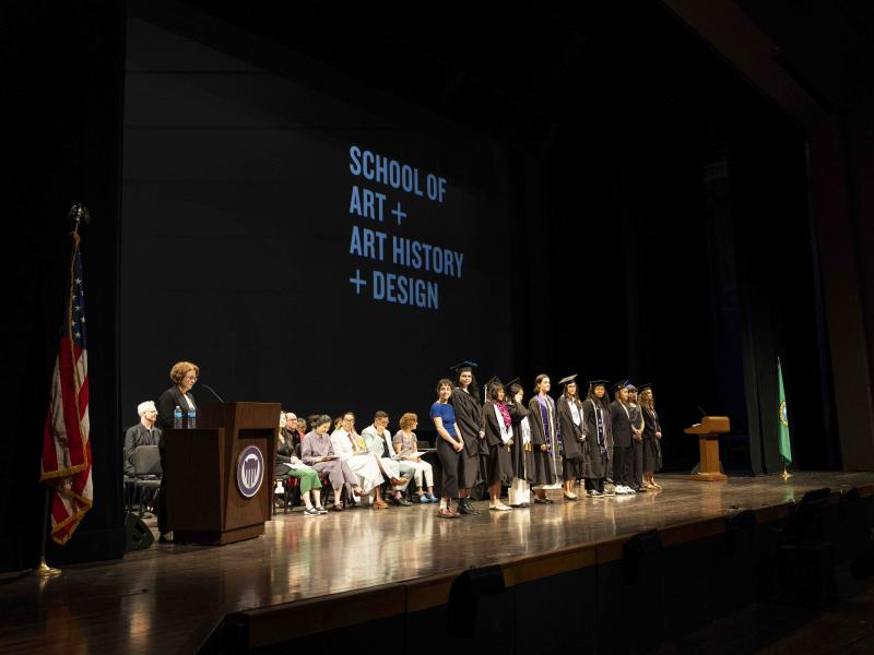 Stage view of Annual Graduation Celebration 