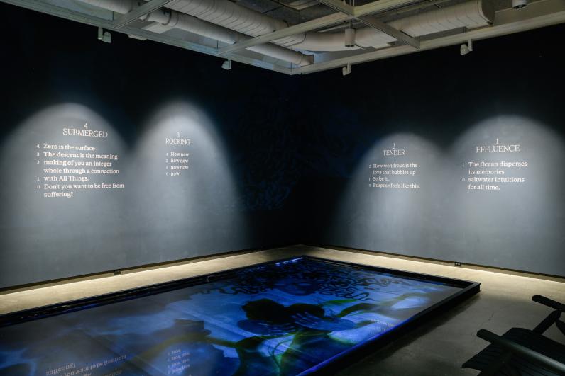 Exhibition view of The Book of Zero