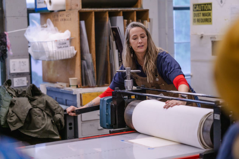 Kim Van Someren doing a live demo