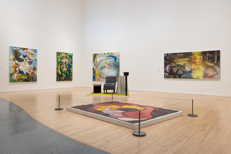 Overview of MFA+MDES Thesis Exhibition space