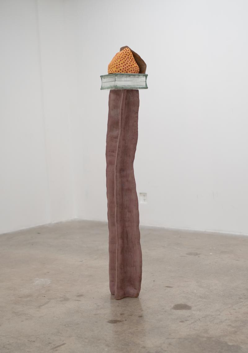 ceramic sculpture work by MFA student