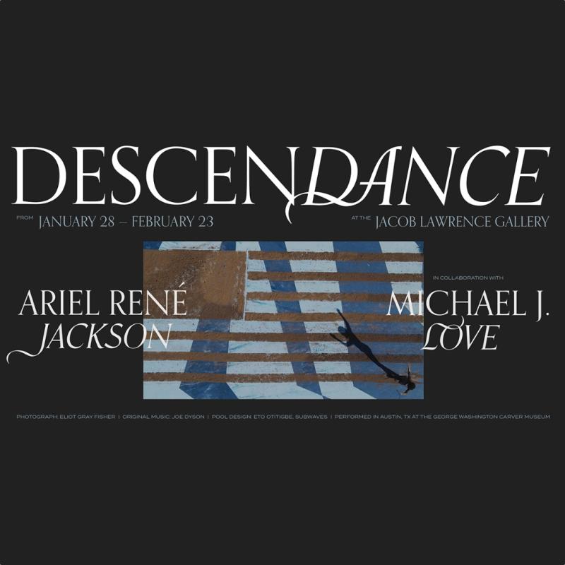 Descendance exhibition graphic identity