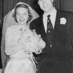 Julie & George Martin's wedding, 1952