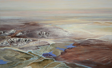 Govedare's painting "Black Lake"