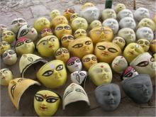 Masks, Durga Puja Celebrations