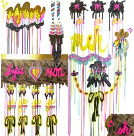 Bows and Drips by Julie Alpert