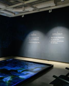 Exhibition view of The Book of Zero