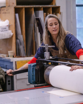 Kim Van Someren doing a live demo