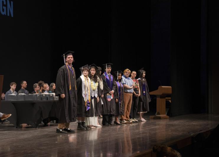 Award winners being recognized at the 2026 Graduation Celebration