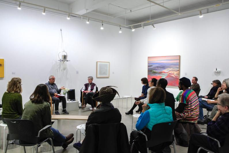David Mendoza and Anne Focke in conversation
