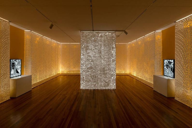 Geography of Innocence installation by Barbara Earl Thomas