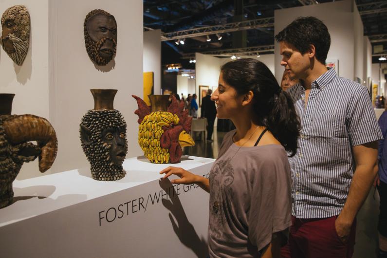 Work by George Rodriguez at Seattle Art Fair 2018
