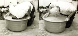 Changes--Performance with Drying Slip, 1972, Jim Melchert
