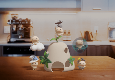 Close-up of characters from Todo project