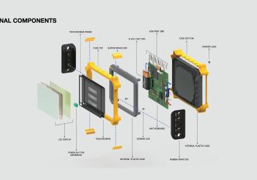 concept designs of internal components of a devise for Fluke