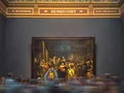 Gallery view of Rembrandt painting