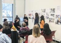 Exhibition design class critique