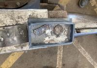 A Rolex watch that was heated and crushed by a hammer