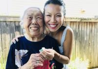 Benita Cooper with grandmother