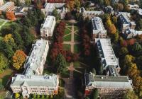 Aerial view of The Quad