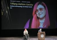 Tiffany-Ashton Gatsby receiving President's Medal