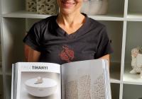 Timea Tihanyi with Ceramique book