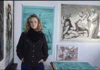 Portrait of artist Whitney Lynn by rel robinson
