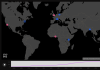 Overview of a data visualization featuring a global map