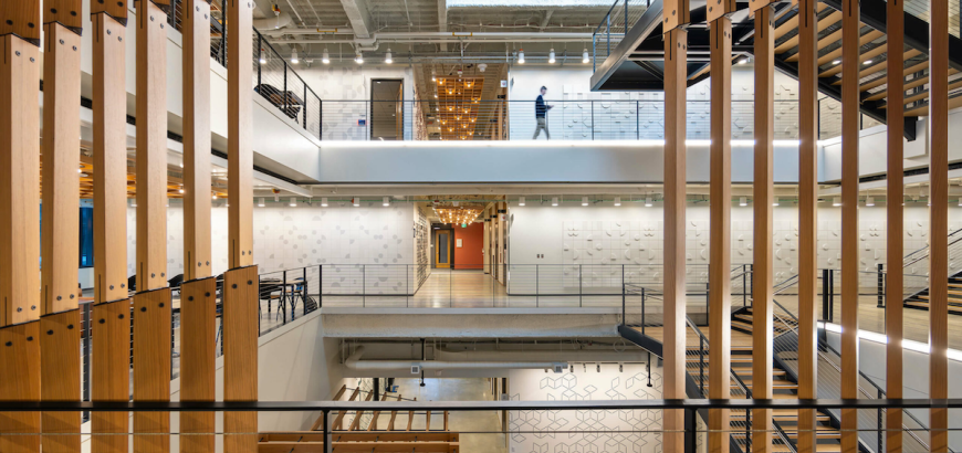 Overview of the client’s redesigned workplace