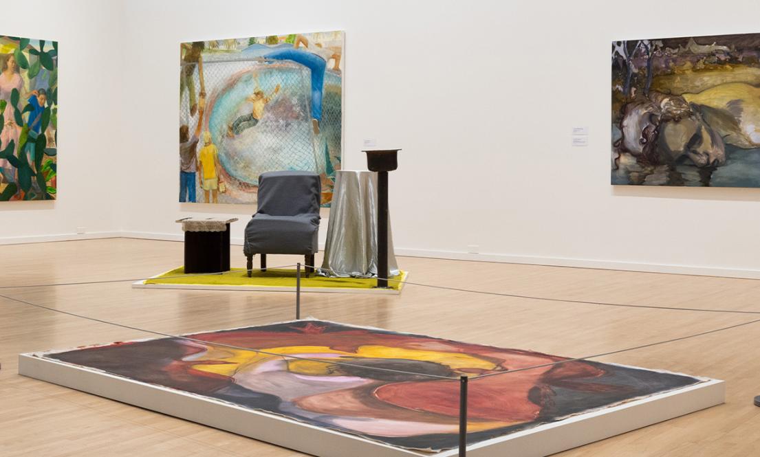 View of the 2026 MFA + MDes Thesis Exhibition at the Henry Art Gallery, Seattle, WA. 