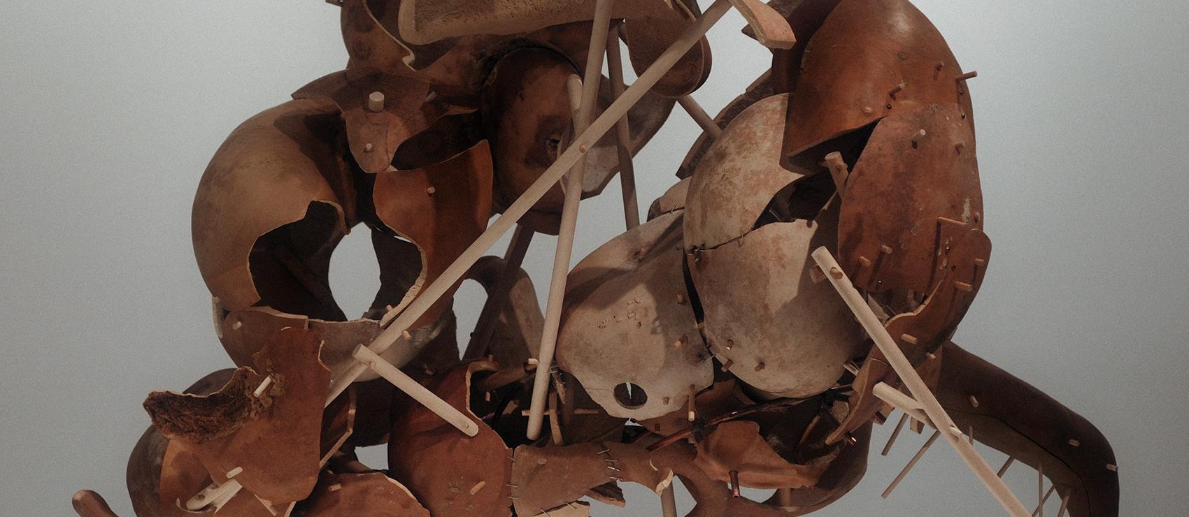 bricolage sculpture by Rob Rhee