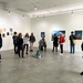 People in Jacob Lawrence Gallery for opening of 2022 Graduation Exhibition 1