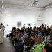 Danny Giles lecture in Jacob Lawrence Gallery