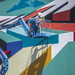 SODO Track Mural by Mary Iverson